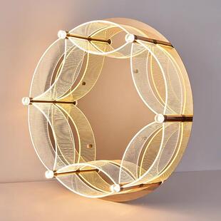 代客亚厅克力吸顶灯现简约大厅大气YFR卧室书房创艺术意心形圆形