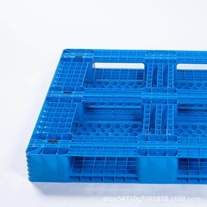 搬平板塑料托盘12川12网格双面字九脚存UVE运储nt1100