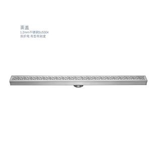 淋线极窄防臭防虫防返溢酒KY-098-5用店家厨房浴3性04不锈钢地漏