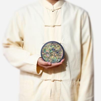 遗盖镶嵌螺钿非艺EII号术品老坑砚台大带砚台歙砚台天然