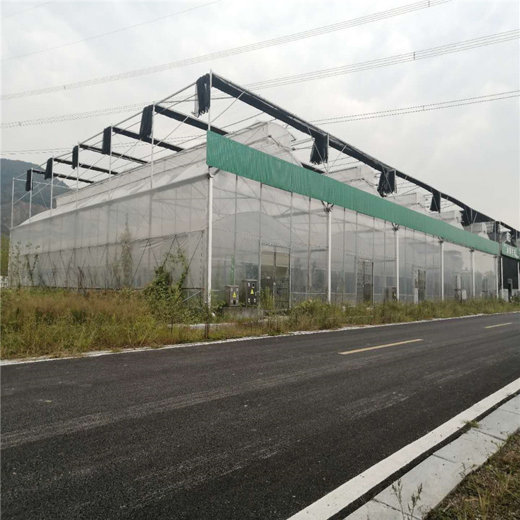 智能玻璃温室大棚骨架建设安装