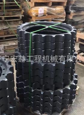 现货EC挖140BEC210BEC240B掘机条EC140B链链板总成支重轮履带板总