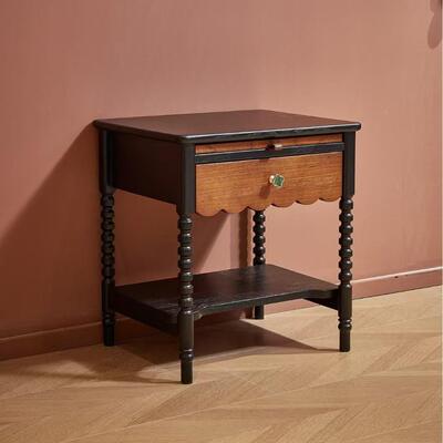 法木式复几边美式实床头柜MMP古储物柜全实木