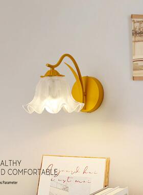 铃花壁灯卧室床头客现代简约法灯式52114厅背景墙灯过道楼梯兰灯