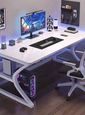 电电竞桌子用桌台式小脑型家办公桌椅套装简QQC易书桌卧室学习写