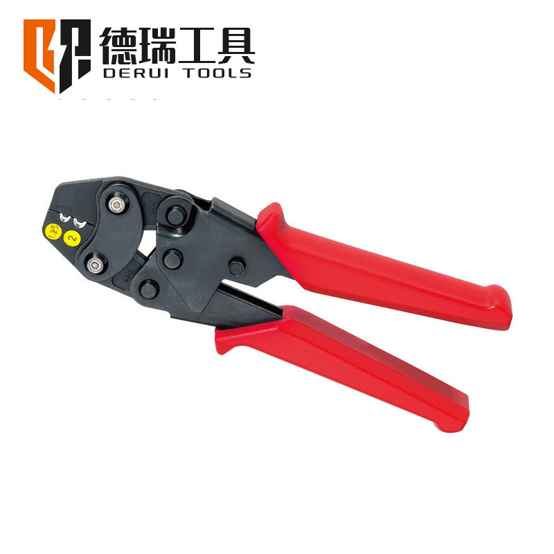 HS-1MA/2MA小型裸端子压线钳SC/SNB/RNB非绝缘端子钳棘轮式压接钳