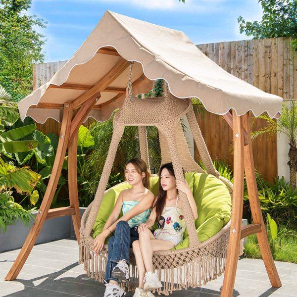 子力户外秋千东南亚秋千摇椅阳台庭院实木吊篮休闲家具摇床吊椅,住宅家具,户外秋千,淘宝优惠券,粉丝福利购,淘宝优惠卷