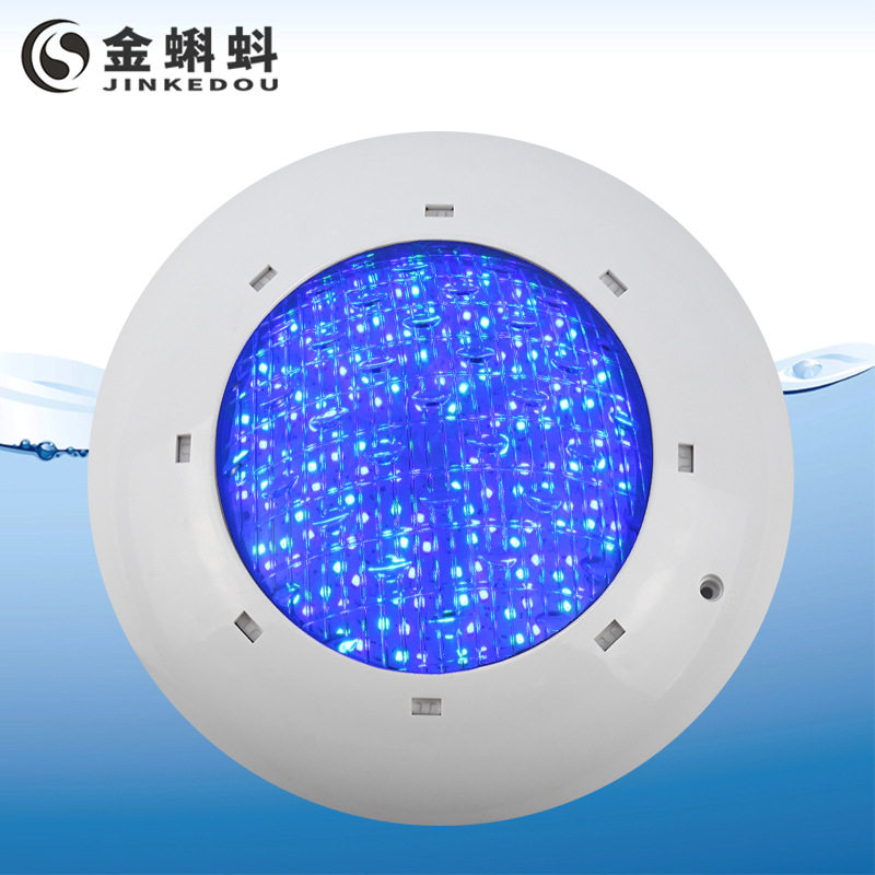 LED泳池灯挂壁灯七彩水池灯防水RGB水下灯具照明IP68遥控水底鱼池