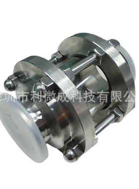 NW/KF10-16-25-40-50-100高真空玻璃变色球视窗透明视盅镜观察窗