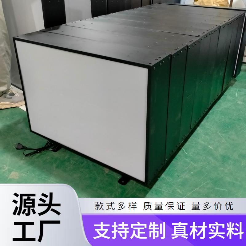 高透光平面亚克力灯箱户外防水led广告牌连锁店招牌门头双面发光