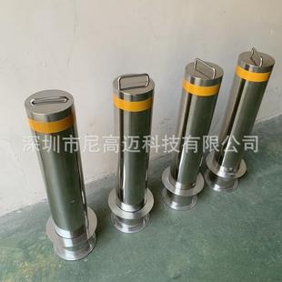 133直径不锈钢警示柱可移动活动路桩钥匙锁止车位成品护桩