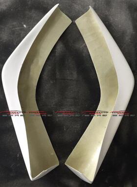 汽车配件适用翼神EVO10改装玻纤前小包围下巴前杠包角前头唇