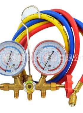 恒森出口包装R12/R22/R404a/R134a冷媒表组带三色管CT-536G
