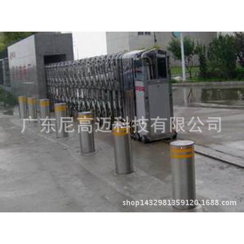 供应219圆管自动升降护桩,控制开关防撞挡车柱,防恐升降路障机