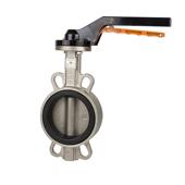 不D71FP 16P手柄轮对夹蝶阀涡蝶阀质启D71X 16PP锈钢对夹TOK蝶阀