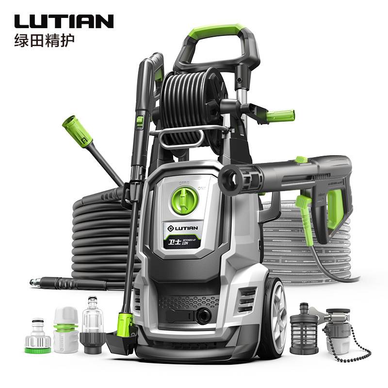 绿田洗车机 2500W感应大功率家用洗车机器 高压清洗机 卫士-D7IDN