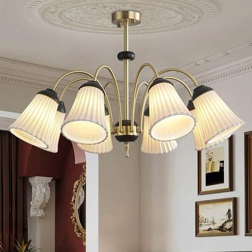 客厅法式吊灯现代简约北欧美式洋房餐厅复古书房卧室灯具复古风