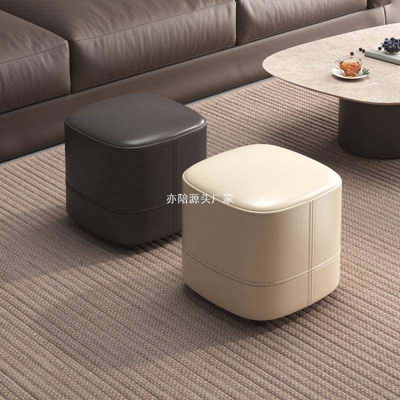 网红轻奢皮革矮凳简约家用沙发凳卧室客厅方凳软包脚踏小板凳,机械设备,其他机械设备,淘宝优惠券,粉丝福利购,淘宝优惠卷