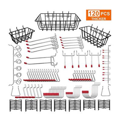 电商洞洞板挂钩洞洞板金属钩工具挂钩Pegboardhook120pcs