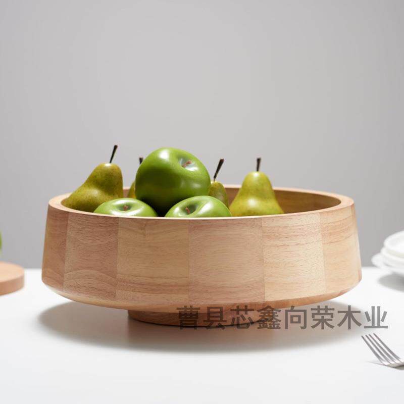 木制沙拉碗木碗水果碗甜品碗菜碗果盘餐盘菜盘水果盘木质托盘木盘