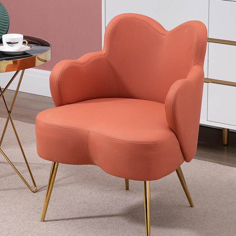 化妆椅子靠背女生主卧室轻奢高级时尚简约网红美甲顾客梳妆台凳子