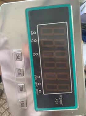 新款电子台秤表头钢按键大屏幕红字计重表头计重仪表T-607W+B