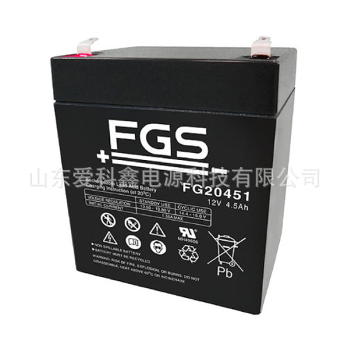 FGS蓄电池FG20451 12v4.5ah 电子秤门禁免维护电池