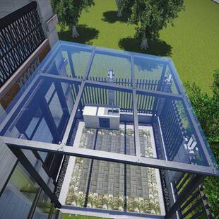 东莞玻璃安装不锈钢钢化玻璃雨棚上门量尺寸建筑玻璃露台