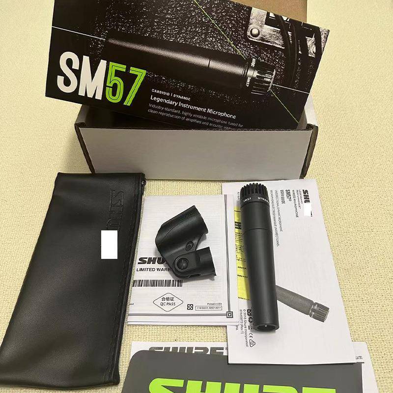 外贸高品质SM57有线动圈麦克风舞台卡拉OK主持演出直播专业话筒