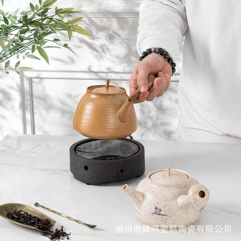 手工耐热泥紫砂侧把煮茶器炭炉陶壶日式复古大容量电陶炉粗陶茶,纺织面料/辅料/配套,纺织机械配件,淘宝优惠券,粉丝福利购,淘宝优惠卷