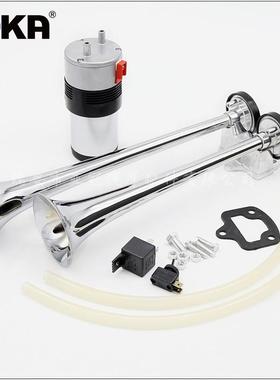 DHKA亚冠-AS177现货FALA两管大气泵气喇叭12V汽车火车声改装