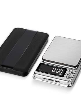 热销克秤电子秤1000g/0.01g珠宝秤克拉秤0.1gUSB充电口袋秤