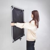 光屏摄影可拆卸棚旗柔板五合一人物拍光摄布光摄影灯影拍照可拆卸