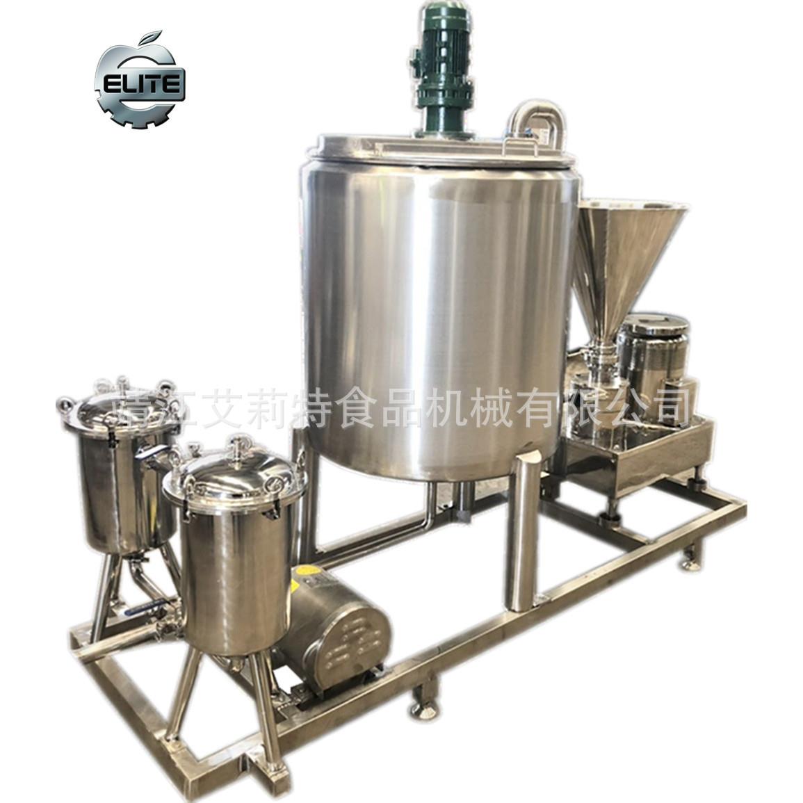 溶糖系统椰子汁核桃汁果汁调配设备饮料生产线调配设备