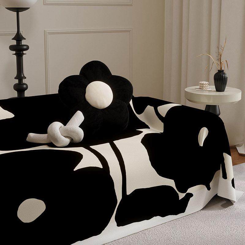 沙发盖布级感四季通用防猫抓防滑全包盖巾美式复古可铺可盖垫布