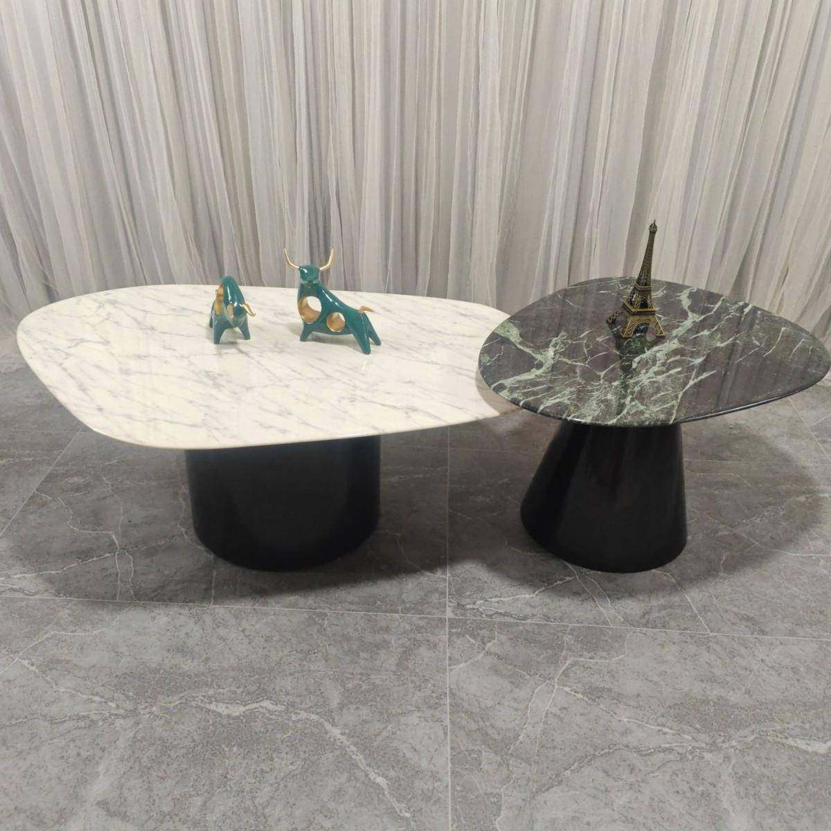 简约黑白茶几组合高级感室内接待室茶桌供应家用客厅茶几组合