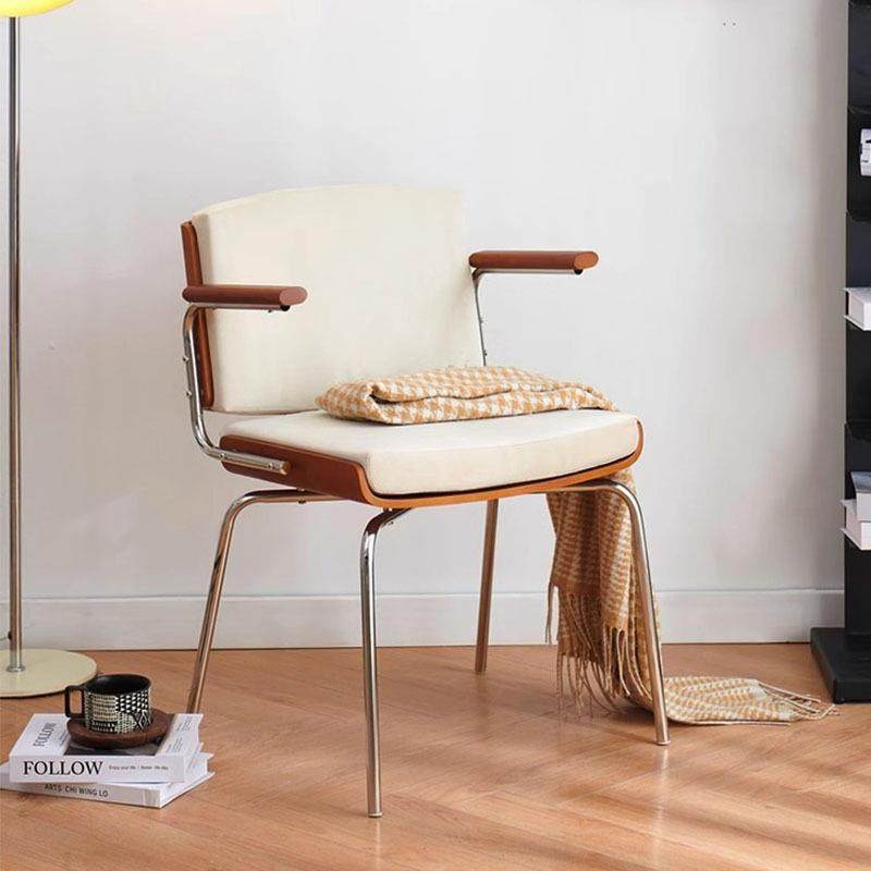 北欧中古藤编椅子办公单人不锈钢简约现代靠背木椅网红家用餐椅,节庆用品/礼品,新娘配件,淘宝优惠券,粉丝福利购,淘宝优惠卷