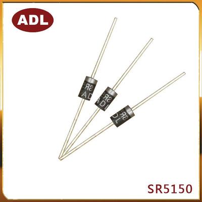 奥德利直插SR51505A150V肖特基二极管DO-27封装SB5150高频