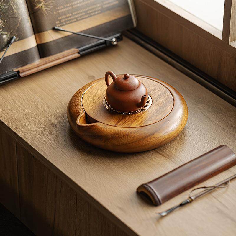 胡桃木新中式创意储水式壶承干泡茶台实木家用复古简约紫砂养壶垫,农用物资,其他肥料,淘宝优惠券,粉丝福利购,淘宝优惠卷