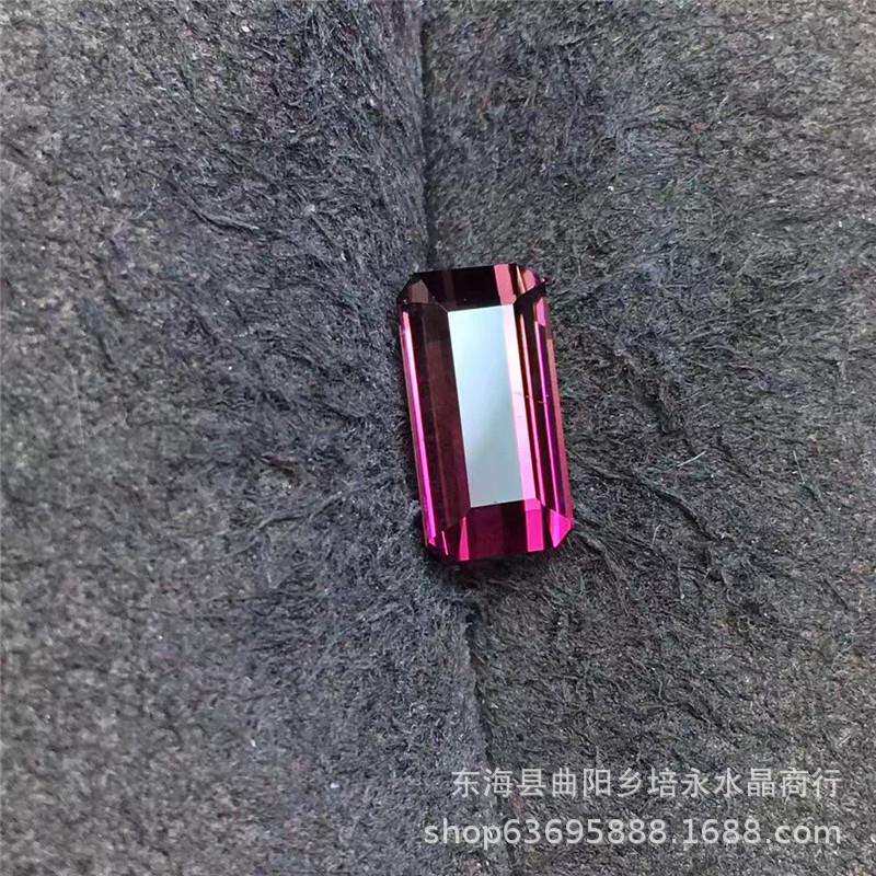 天然碧玺戒面碧玺裸石泰国切工天然红碧玺戒面裸石直销
