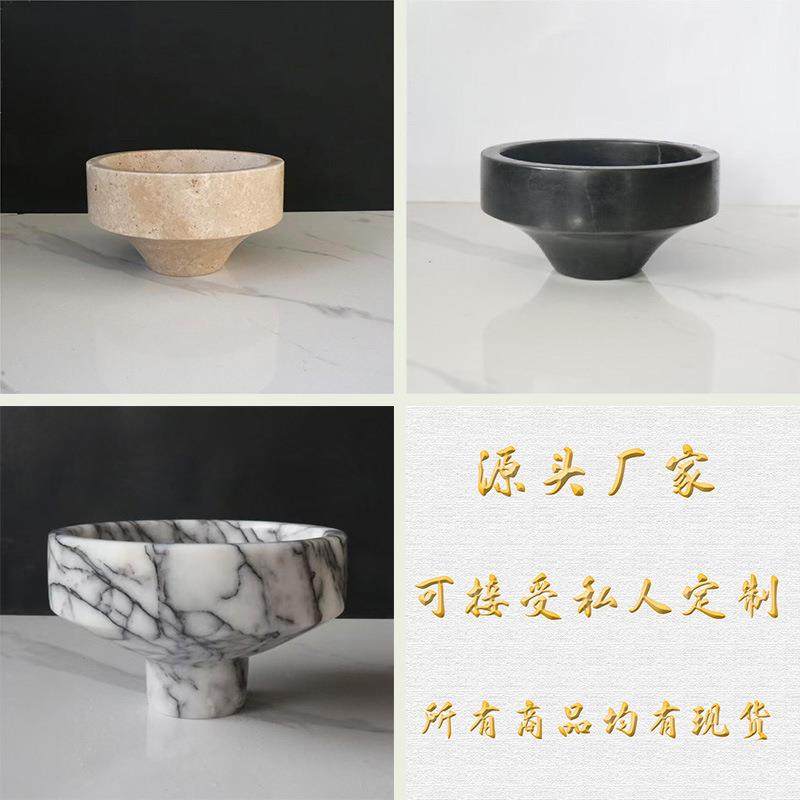 简约天然大理石果盘摆件样板房餐桌家居装饰品客厅茶几托盘收纳盘,鲜花速递/花卉仿真/绿植园艺,割草机/草坪机,淘宝优惠券,粉丝福利购,淘宝优惠卷