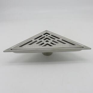 三角形地漏墙角防臭304不锈钢地漏阳台地漏