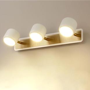 北欧现代简约个性化梳妆台led壁灯卫生间浴室镜前灯镜柜专用灯具