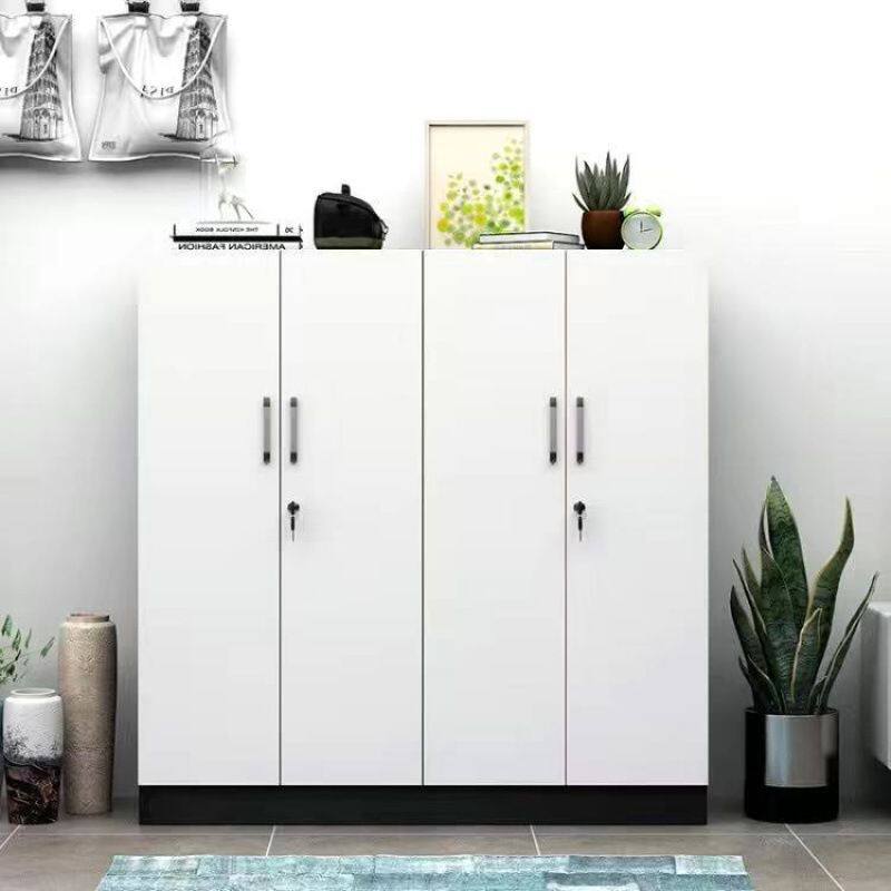 鞋柜带锁门外柜防盗家用门口楼道外室外过道电梯入户门鞋架子多层