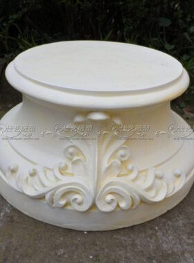 欧式玻璃钢人物雕塑艺术品客厅户外落地摆设可定制作加高底罗马柱