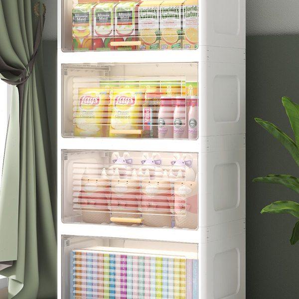 新款透明翻盖收纳箱塑料抽屉式收纳柜儿童衣柜宝宝衣柜杂物收纳柜,住宅家具,儿童衣柜,淘宝优惠券,粉丝福利购,淘宝优惠卷