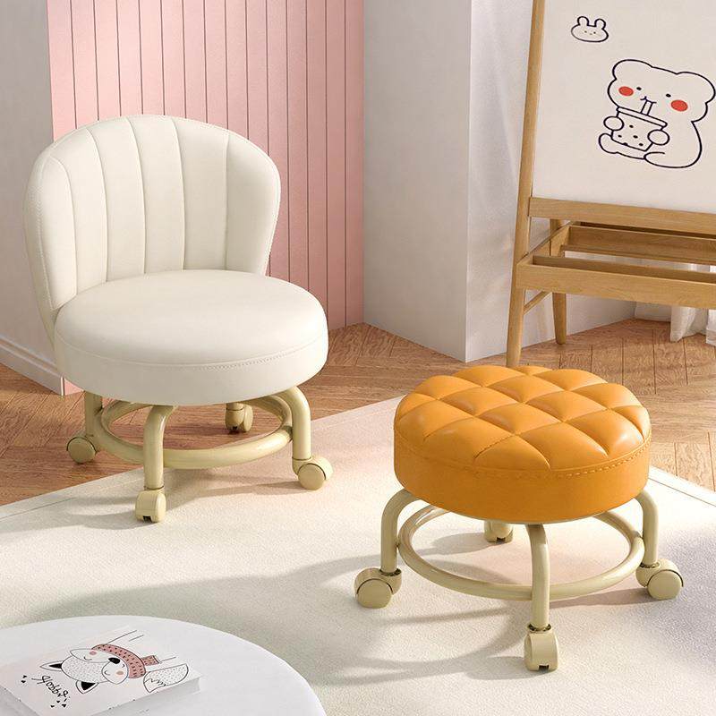 万向轮家用小凳子滑轮矮凳带娃儿童带滑轮板凳懒人圆凳靠rω,电子元器件市场,其它元器件,淘宝优惠券,粉丝福利购,淘宝优惠卷