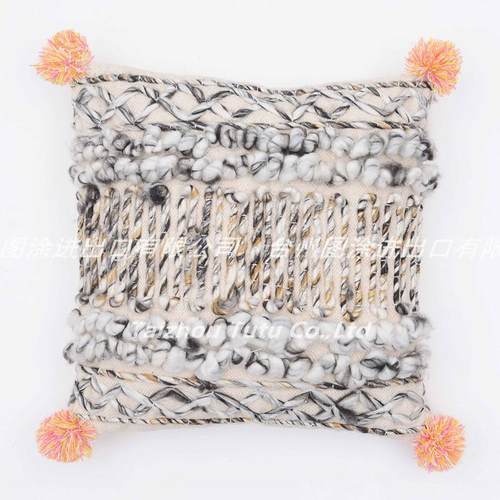 图涂印度进口手工沙发客厅抱枕套靠垫套高端家居软装别墅样板房