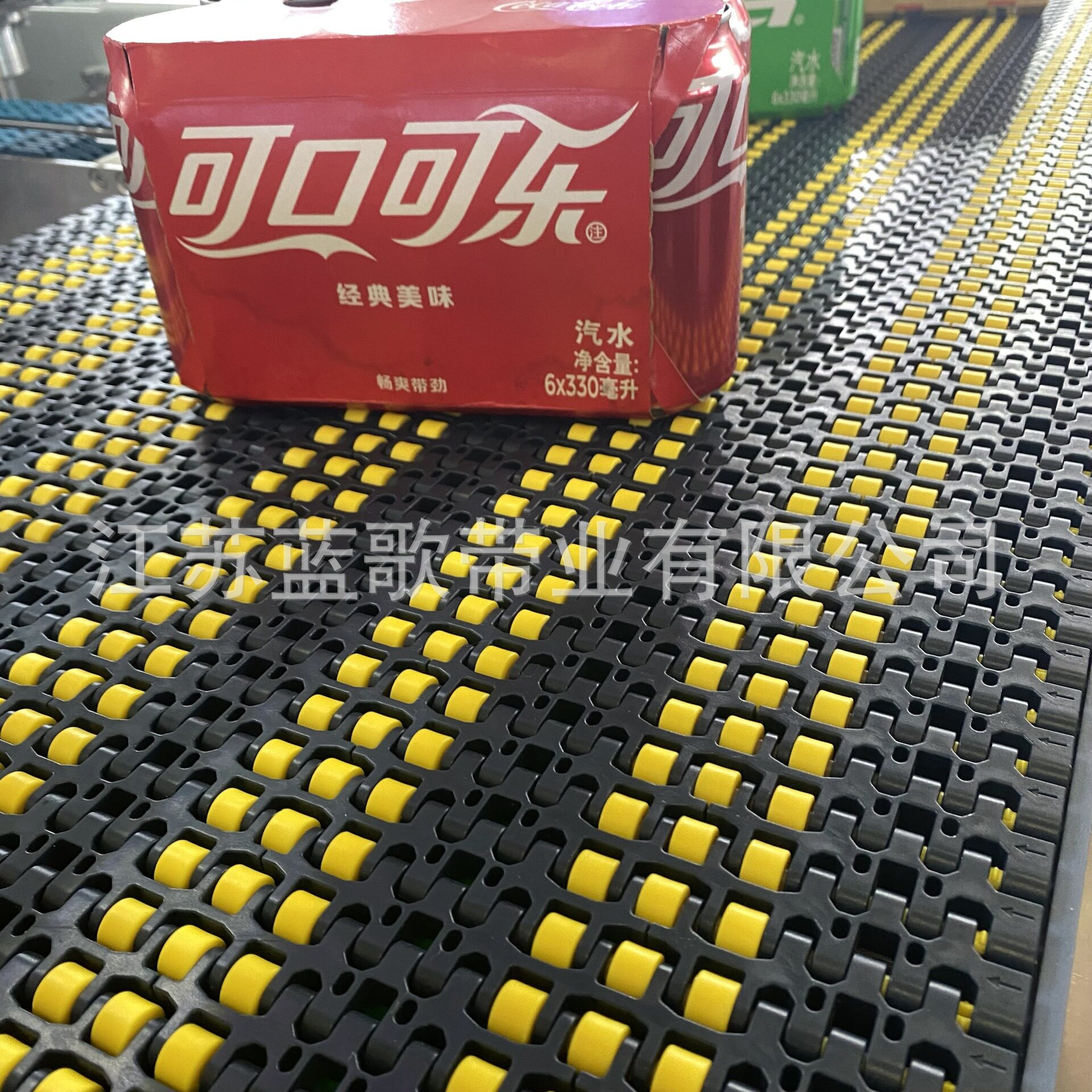 【蓝歌NANG】厂家塑料网带节距50.8滚珠网带输送带转弯网带传送带