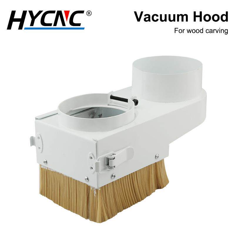 雕刻机吸尘器集尘刷65mm-100mm可拆卸木工螺丝推拉排尘罩